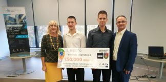 Studenti Željko Popović i Vladimir Vincan su osvoji I mesto