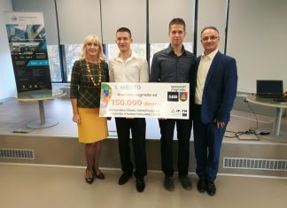 Studenti Željko Popović i Vladimir Vincan su osvoji I mesto