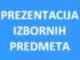 Prezentacije izbornih predmeta na modulu ME – 3 godina